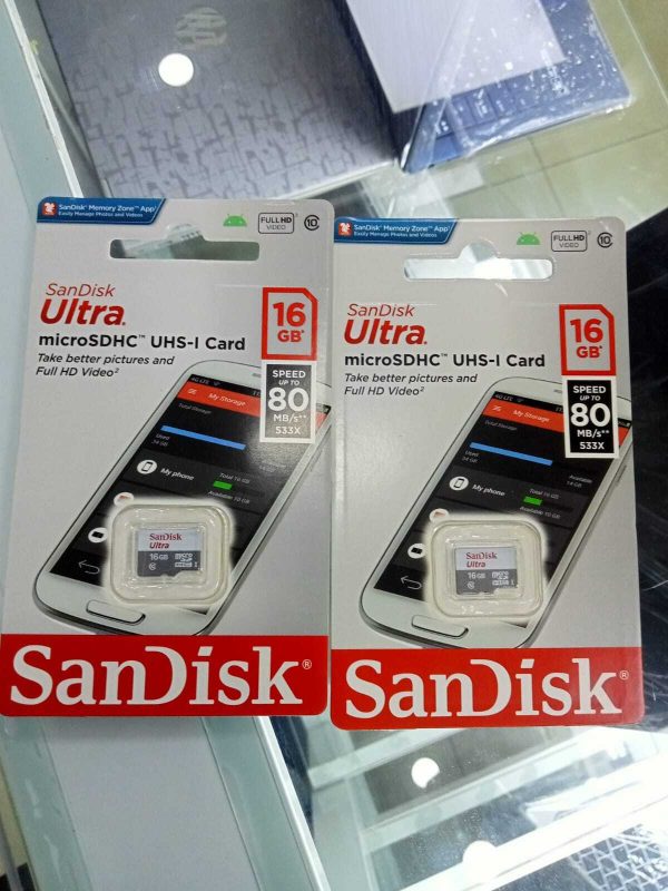 16GB SanDisk memory card 3.0